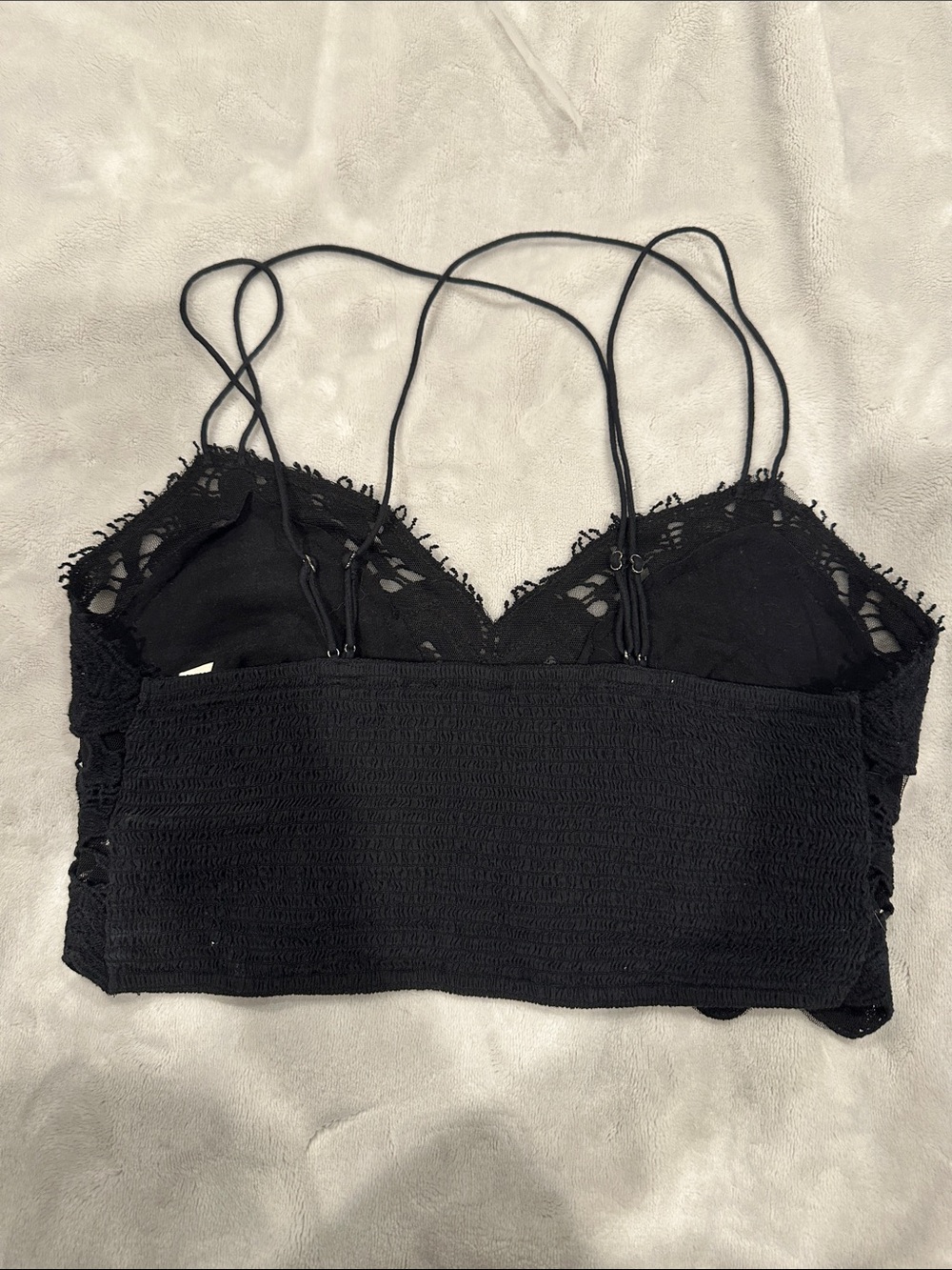 Free People Black Lace Bandeau Bralette - Picture 5 of 7